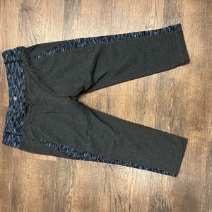 Athleta Charcoal Revalation splits capri.  Size XL